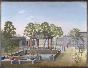 Dessin du jardin d