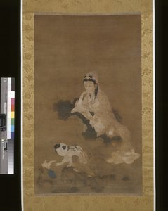 Avalokitesvara (Guanyin) sur lotus
