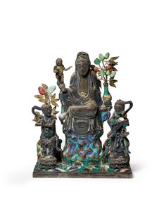 Groupe figuratif bouddhiste - School Chinese