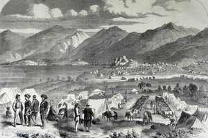 Camp de la cavalerie sikh à Cowloong
