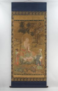 Lohan invoque les dragons, dynastie Yuan ou dynastie Ming - School Chinese