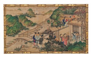 Une des Vingt-Quatre Scènes du Rêve de la Chambre Rouge - School Chinese