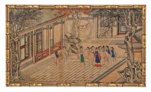 Une des Vingt-Quatre Scènes du Rêve de la Chambre Rouge