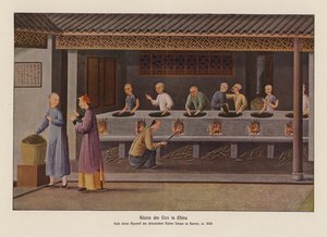 Rôtir du thé en Chine