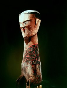 Statuette, dynastie Zhou (1046-256 av. J.-C.), 4e - 3e siècle av. J.-C. (détail)