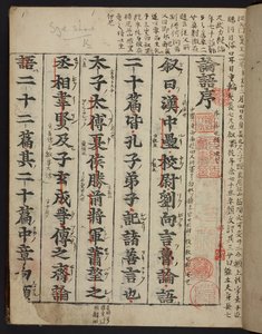 Page de titre de Rongo 論語 ou 