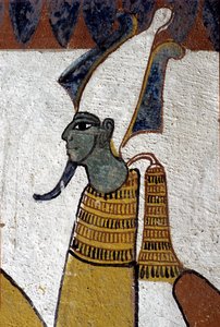 Égypte ancienne, Peinture murale Tombe de Sennedjem, Deir el-Médina, Thèbes, Tombe des Nobles