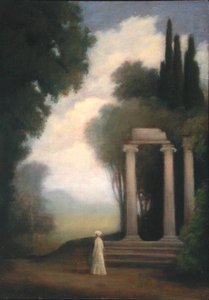 Une figure et un temple