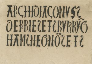Église de Barton-under-Needwood - inscriptions