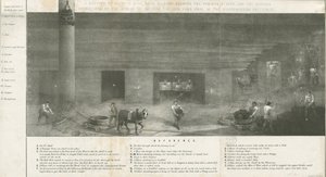 Bilston - une section de la mine de Bradley : lithographie, nd [?19e siècle] (impression) - School English