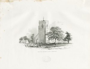 Église de Drayton Bassett (lithographie)