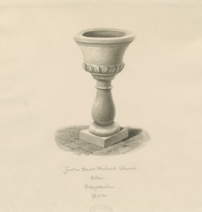 Fonts baptismaux dans l