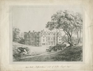 Keele Hall (lithographie) - School English
