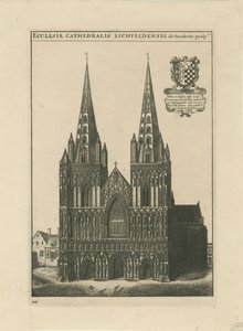 Cathédrale de Lichfield - Façade ouest - School English