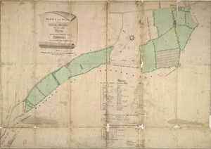 Carte de Willesden, Londres (lithographie) - School English