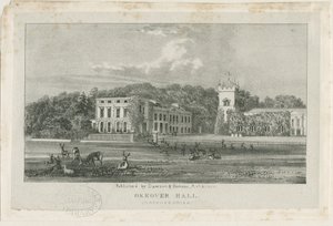 Okeover Hall (lithographie) - School English