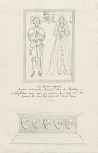 Église de Sandon - Tombe de Hugh Erdeswicke et Elizabeth Harcourt