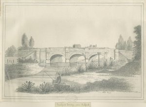 Stafford - Pont de Radford: dessin au crayon, nd [?19e siècle]