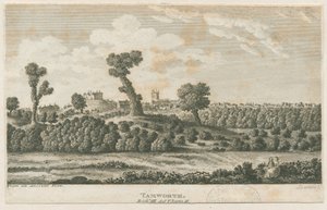 Château de Tamworth (gravure) - School English