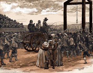 Tyburn sous le règne du roi Charles I (impression) - School English