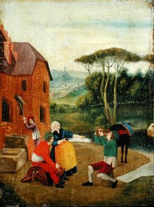 Figures dans un paysage