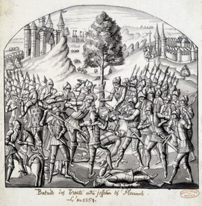 Bataille de Trente entre Josselin et Ploërmel, en l
