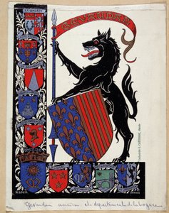 Blason du Gévaudan. (Bête)