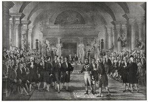 Le général Bonaparte élu le 25 décembre 1797 à la section des arts mécaniques de la section des sciences pour remplacer Lazare Carnot à l