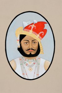 Peinture miniature de Bairi Sal Jaisalmer