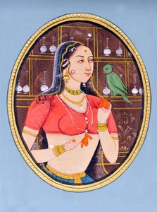 Peinture Miniature de Jodha Bai Inde Asie