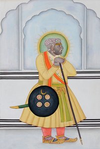 Miniature de Mirza Raja Man Singh, Jaipur