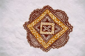 Peinture de lieux Mandna à Jawaly Kala Keuarra, Jaipur, Rajasthan