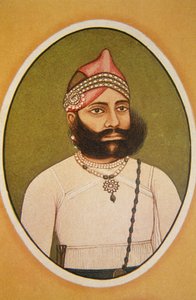 Portrait du Maharaja Fateh Singh, Udaipur, Rajasthan, Inde