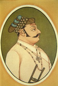 Portrait du Maharaja Udai Singh, Udaipur, Rajasthan, Inde