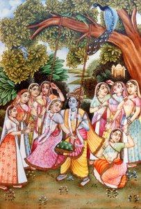 Miniatures de Radha Krishna