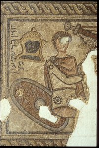 Mosaïque représentant le roi David et l