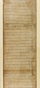 Acte de vente de Ravenne, 3 juin 572 (papyrus) - School Italian