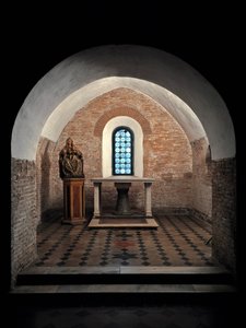 Vue de la première chapelle de l