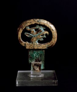 Poignée en bronze avec tête de griffon - Japanese School