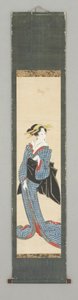 Figure debout en kimono