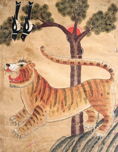 Seonangsin (pigment naturel sur papier)