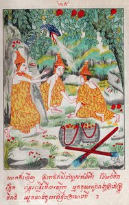 Suvana Sama Jakata. (gravure, vers 1910) - School Laotian
