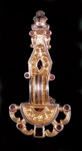 Fibule mérovingienne. Musée de Saint-Germain en Laye - School Merovingian