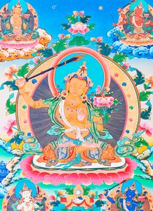 Image représentant Manjushree, le créateur légendaire de la vallée de Katmandou