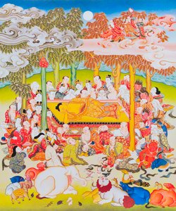 Image représentant le Bouddha du Nirvana