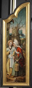Adoration des bergers (panneau gauche d
