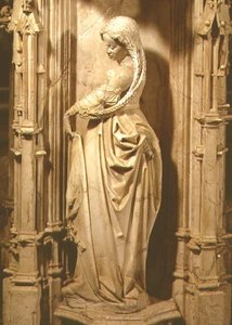 Statuette de la vierge sage du tombeau de Philibert le Beau (1480-1504) Duc de Savoie, après 1504