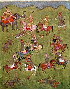 Art islamique : scène de bataille (Shahnameh)