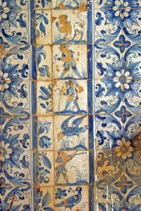 Panneau représentant des scènes de chasse, Tarouca, Portugal