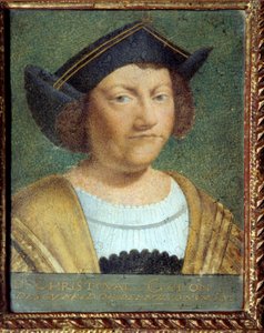 Portrait du navigateur Christophe Colomb (1451-1506) - School Portuguese